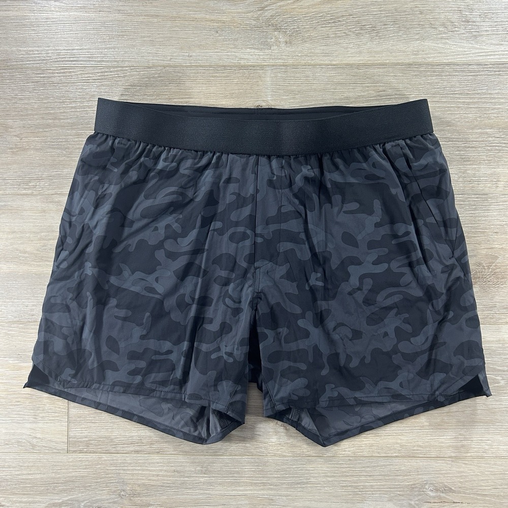 Ten Thousand XL Black Camo 5" Lined Tactical Shorts Adjustable Waist Drawstring